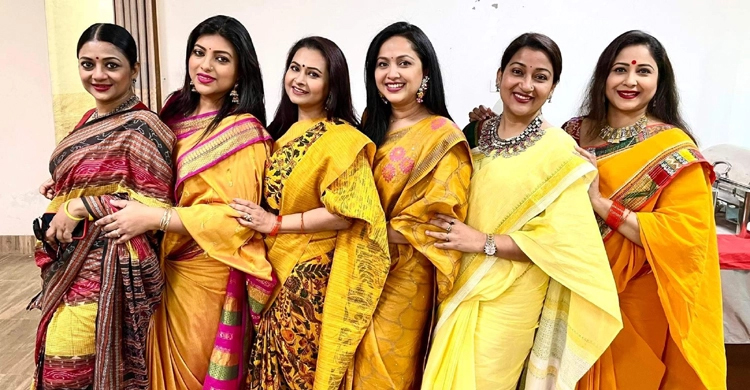 ভালোবাসার উৎসবে রঙিন একঝাঁক অভিনেত্রী