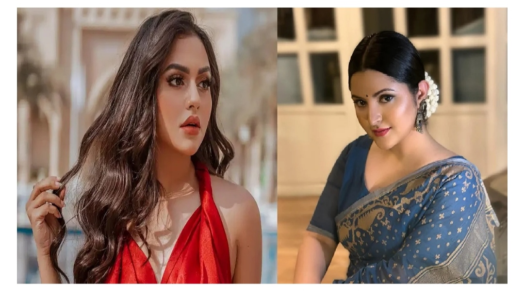 এবার মুখোমুখি পরীমণি-নুসরাত ফারিয়া