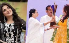 মমতার হাত থেকে পুরস্কার নিয়ে কটাক্ষের মুখে শ্রাবন্তী!