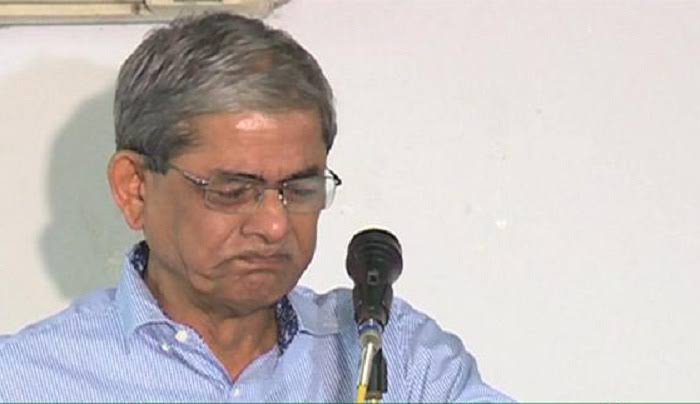 বক্তব্য দিতে গিয়ে কেঁদে ফেলেন মির্জা ফখরুল