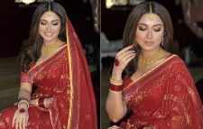 বিয়ের ছবিতে ফারিণ যেমন