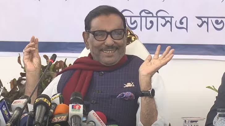 বিএনপির আন্দোলনে জনগণ নেই: ওবায়দুল কাদের