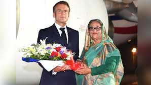 প্রধানমন্ত্রীর সঙ্গে বৈঠকে ফরাসি প্রেসিডেন্ট