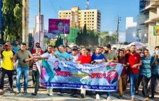 পুলিশের গুলিতে বিএনপির দুইজন নিহতের প্রতিবাদে -সিলেটে তাৎক্ষণিক প্রতিবাদ মিছিল সভা অনুষ্টিত