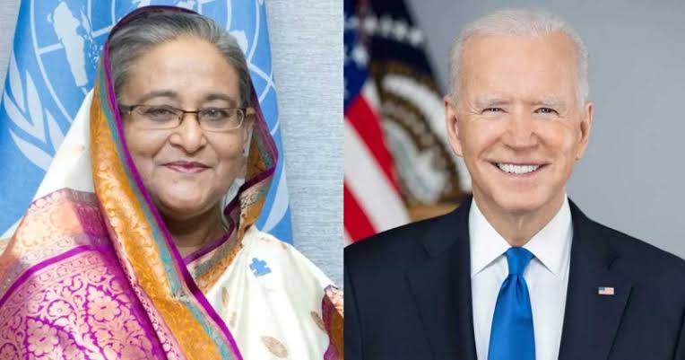 শেখ হাসিনার সঙ্গে বাইডেনের সুষ্ঠু ও অবাধ নির্বাচন নিয়ে আলোচনা