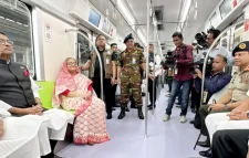 মেট্রোর আগারগাঁও–মতিঝিল অংশ উদ্বোধন করলেন প্রধানমন্ত্রী