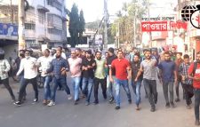 ১ দফা দাবী ছাত্রদলের বিক্ষোভ মিছিল