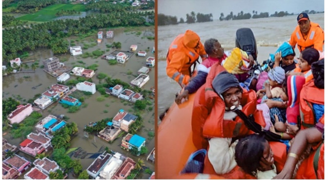 তামিলনাড়ুতে দুর্যোগের বলি ৩, উদ্ধার কাজে বায়ুসেনা