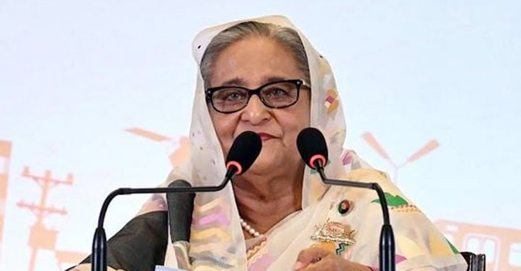 ফরিদপুরের পথে শেখ হাসিনা