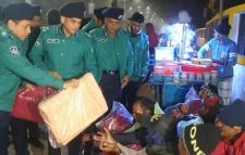 শীতার্তদের পাশে সিলেট মেট্রোপলিটন পুলিশ কমিশনার