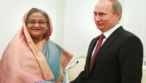 প্রধানমন্ত্রী শেখ হাসিনাকে পুতিনের অভিনন্দন