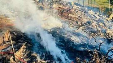সাজেকের কংলাক পাহাড়ে রিসোর্টে আগুন