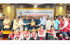 সিলেটে বাংলাদেশ রেড ক্রিসেন্ট সোসাইটির চেয়ারম্যান ব্যারিস্টার আবদুস সালাম