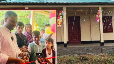 জীবন ফাউন্ডেশনের উদ্যোগে অসহায় আবুল কালামের জন্য পাকা ঘর নির্মাণ