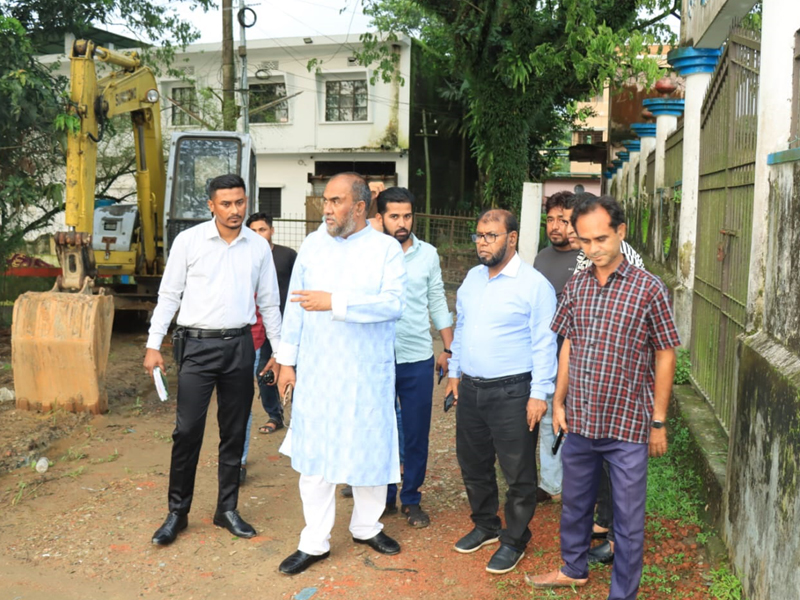 কাজিরবাজার গরুর হাটের উন্নয়নকাজ