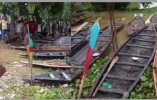 বর্ষায় জমে উঠেছে জগন্নাথপুরের নৌকার হাট
