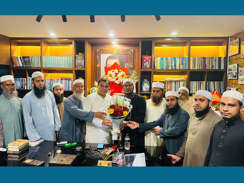সিউক চেয়ারম্যান কয়েস লোদীকে সংবর্ধনা