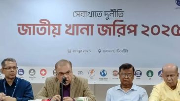 সেবা খাতে ২০২৫-এ ঘুষ লেনদেন ১২ হাজার ৬৩৩ কোটি টাকা : টিআইবি