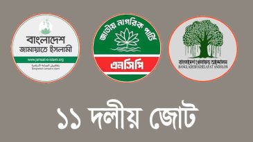 প্রত্যাশা-প্রাপ্তি ও কর্তৃত্বের দ্বন্দ্বে ১১ দলীয় জোটে অসন্তোষ