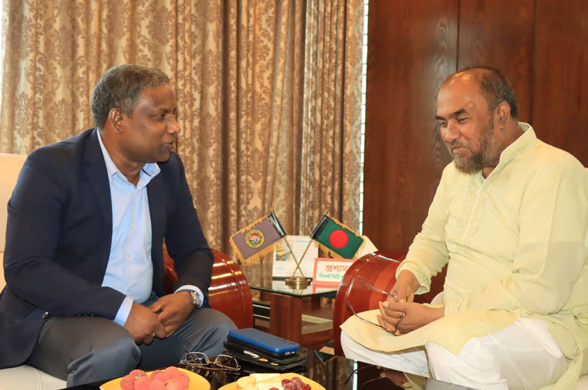 সিসিকে শাবি উপাচার্যের সৌজন্য সাক্ষাৎ