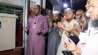 সাগরদিঘিরপাড় ওয়াকওয়ে, সড়ক ও বিদ্যুৎবাতি উদ্বোধন