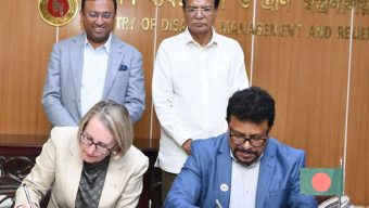 দুর্যোগ সহনশীলতা বাড়াতে দুই সমঝোতা স্মারক সই