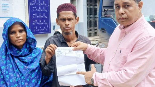 গলায় ক্যান্সারে আক্রান্ত হায়দার আলীর পাশে ‘জাস্ট হেল্প ফাউন্ডেশন ইউকে’