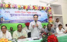 সিলেটে বাণিজ্য, শিল্প, বস্ত্র ও পাট মন্ত্রী খন্দকার মুক্তাদির, এমপি