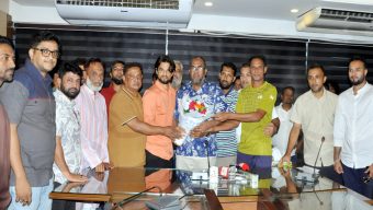 বিভিন্ন ক্রীড়া সংগঠনের পক্ষে সংবর্ধনা প্রদান