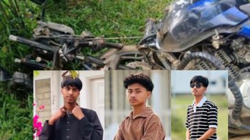 গোয়াইনঘাটে সড়ক দুর্ঘটনা: প্রাণ গেল ৩ স্কুলছাত্রের