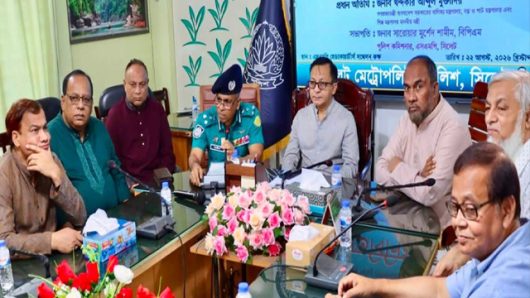 সিলেটে কোনো ধরনের অপরাধমূলক কর্মকাণ্ড প্রশ্রয় দেওয়া হবে না