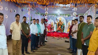 গোয়াইনঘাটে দুর্গাপূজার নিরাপত্তা পর্যবেক্ষণে ইউএনও