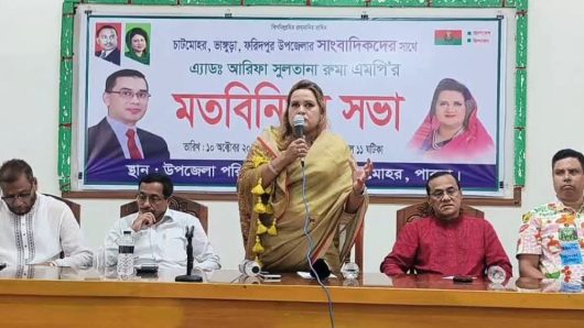 এলাকার উন্নয়নে আপনারা সাহসের সাথে লেখেন: সংসদ সদস্য রুমা