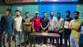 সিলেট মহানগর যুবদল নেতা সাজন তালুকদারের জন্মদিনে নেতাকর্মীদের শুভেচ্ছা